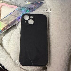 Black Phone Case for IP 15